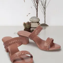 Iconics Women's Peach Casual Sandals image 1