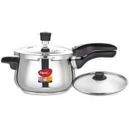 Pigeon Silver Stainless Steel Induction Inox Pro Pressure Cooker (5 L) image 1
