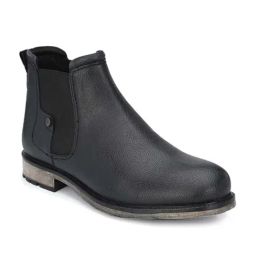 Delize Men's Black Chelsea Boots-picture-0