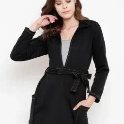 Belle Fille Black Regular Fit Jacket-picture-39