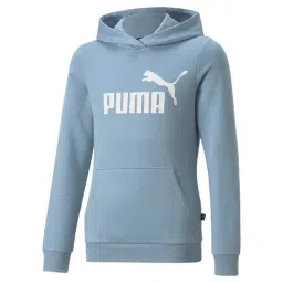 Puma Kids Blue Logo Print Hoodie-image-94