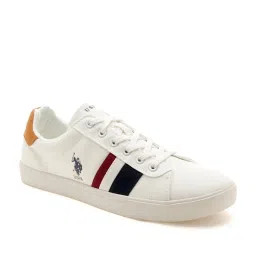 U.S. Polo Assn. Men's White Casual Sneakers image 2