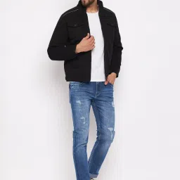 Duke Black Regular Fit Jacket image 4