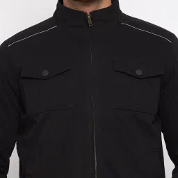 Duke Black Regular Fit Jacket image 5