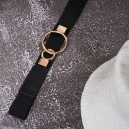 HauteSauce Black Casual Belt for Women image 1