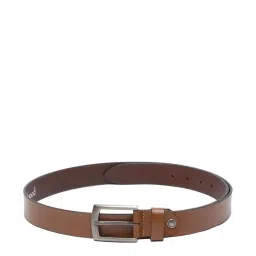 Teakwood Leathers Brown Leather Waist Belt for Men image 2