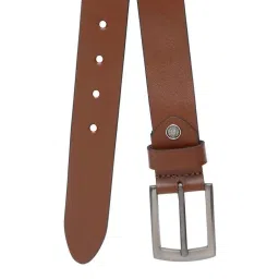 Teakwood Leathers Brown Leather Waist Belt for Men image 5