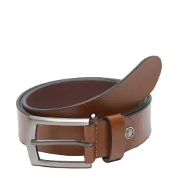 Teakwood Leathers Brown Leather Waist Belt for Men image 1