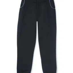 Gini & Jony Kids Navy Solid Joggers image 1