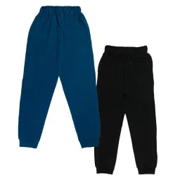 Todd N Teen Kids Blue & Black Graphic Print Joggers (Pack Of 2) image 2