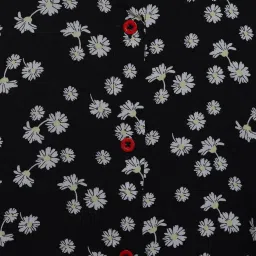 Kiddopanti Kids Black Printed Full Sleeves Dress image 3