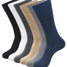 BALENZIA Multicolor Crew Socks - Pack of 6 image 1