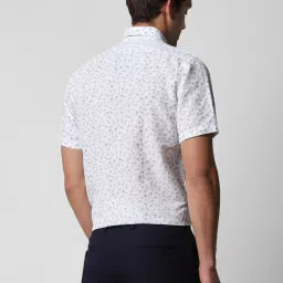 Van Heusen Grey Regular Fit Printed Shirts image 2