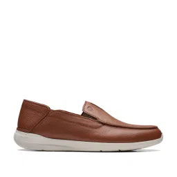 Clarks Men's Gorwin Step Tan Loafers image 1