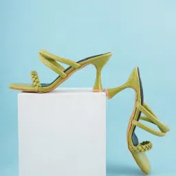 Scentra Women's SPAIN Green Stilettos image 1