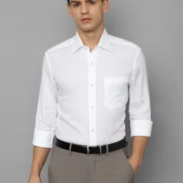 Louis Philippe White Regular Fit Shirt image 1