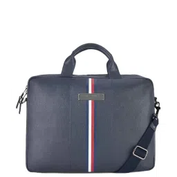 Tommy Hilfiger Westminster Textured Navy Medium Messenger Bag image 1