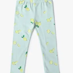 GAP Girls Blue Cotton Printed Leggings-image-52