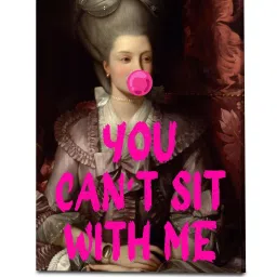 Art Street Multicolour Feminist Altered Stretch Canvas Painting image 2