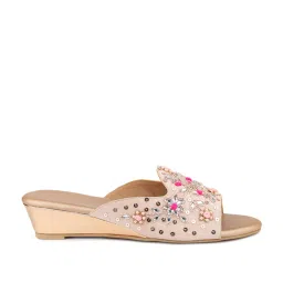 Inc.5 Women's Rose Gold Casual Wedges image 1