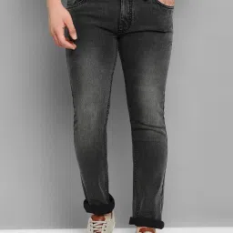 Allen cooper Black Regular Fit Jeans image 1