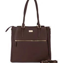 Strokes by Namrata Mehta Deep brown Extra Large Tote Bag image 2