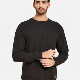 Octave Black Regular Fit Sweatshirt image 1