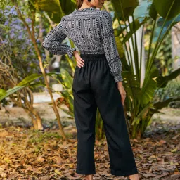 KASSUALLY Black & White Printed Co-Ord Set image 2