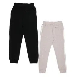 Todd N Teen Kids Black & Grey Graphic Print Joggers (Pack Of 2) image 2