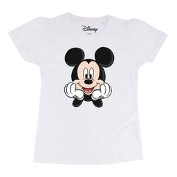 Disney by Wear Your Mind Girls White Mickey Mouse Printed Top-picture-47