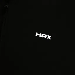 HRX by Hrithik Roshan Brand Logo Detail Mock Collar Running Bomber Jacket image 2