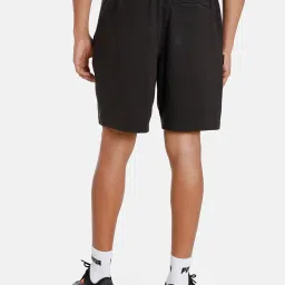 Puma Black Cotton Relaxed Fit Shorts image 2