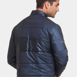 Being Human Navy Regular Fit Quilted Quilted Jackets image 2