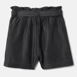 Elle Girls Black Pure Cotton Shorts image 2
