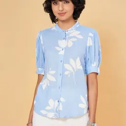 Annabelle by Pantaloons Blue Printed Top-image-13