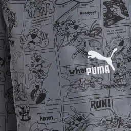 Puma Black Regular Fit Printed Shorts image 5