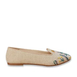 Ginger by Lifestyle Women Beige Slip-Ons image 2
