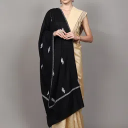 Exotic India Paisley Embroidered Shawl image 3