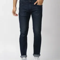 Pepe Jeans VAPOUR Navy Lightly Washed Tapered Fit Jeans-picture-39