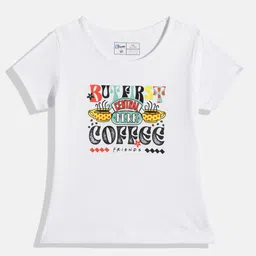 Eteenz Girls Typography Printed Pure Cotton T-shirt-picture-10