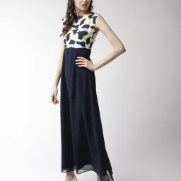MISH Navy Printed Gown image 3