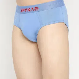 UnderJeans by Spykar Sky Blue Briefs image 3
