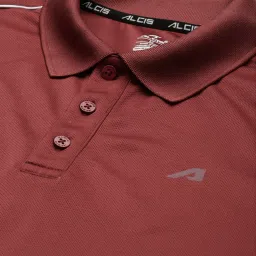 ALCIS Maroon Short Sleeves Polo T-Shirt image 4