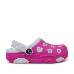 Passion Petals Kids Pink Back Strap Clogs image 2