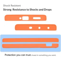 Sprig Liquid Silicone Back Cover for Oneplus Nord 3 5G (Orange) image 3