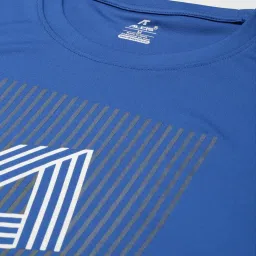 ALCIS Blue Printed Short Sleeves T-Shirt image 4