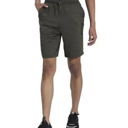Puma Olive Green Regular Fit Sports Shorts image 1