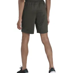 Puma Olive Green Regular Fit Sports Shorts image 2
