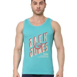 Jack & Jones Blue Printed Vest image 1
