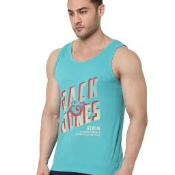 Jack & Jones Blue Printed Vest image 3